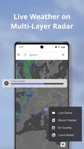Weather Now Launcher - Radar screenshot