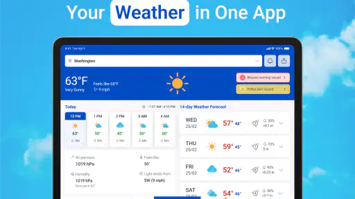 Weather & Rain Radar Forecast screenshot 10