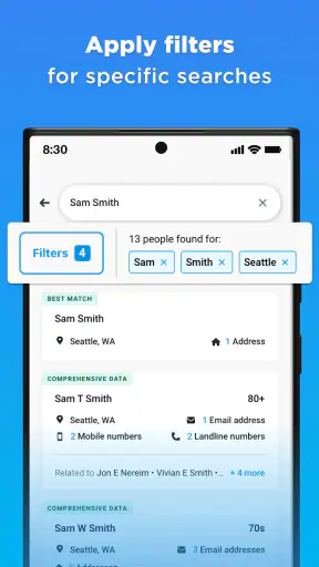 Whitepages Search, Find People screenshot