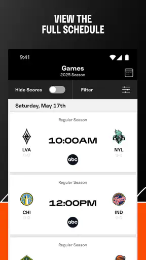WNBA - Live Games & Scores screenshot 11