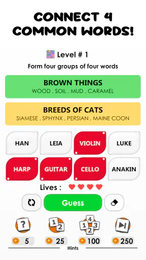 Words: Associations Word Game screenshot