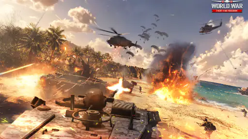 World War: Army Battle FPS 3D screenshot 11