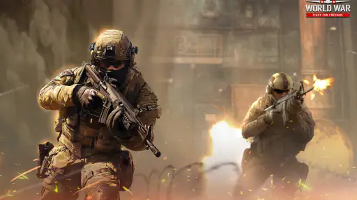 World War: Army Battle FPS 3D screenshot 9