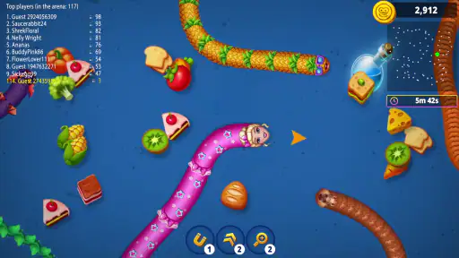 Worms Zone .io - Hungry Snake screenshot 10