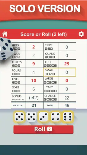 Yazy the yatzy dice game screenshot 11