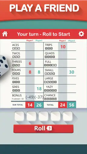Yazy the yatzy dice game screenshot 9