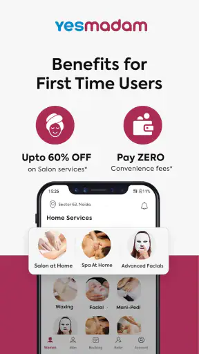 YesMadam Salon & Spa at Home screenshot 11