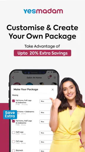 YesMadam Salon & Spa at Home screenshot 12