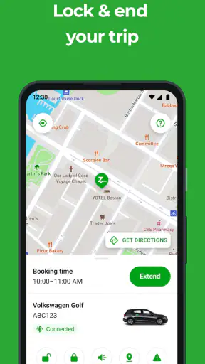 Zipcar screenshot