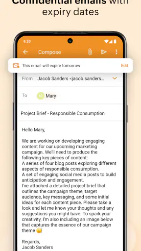 Zoho Mail - Email and Calendar screenshot