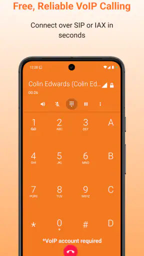 Zoiper IAX SIP VOIP Softphone screenshot