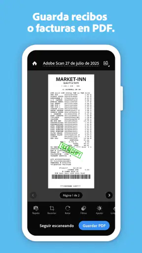 Adobe Scan: Escáner de PDF, IA screenshot 2