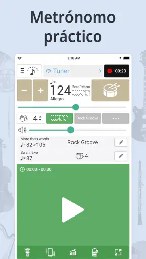 Afinador y Metrónomo screenshot 1