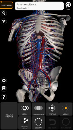Anatomía - Atlas 3D screenshot 2
