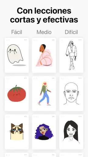 Aprender a dibujar・ArtWorkout screenshot 4
