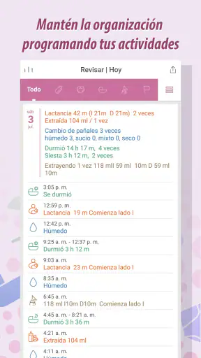 Baby Tracker - Diario del bebé screenshot 2