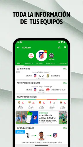 BeSoccer: Resultados de Fútbol screenshot 2
