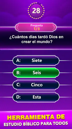 Bible Trivia -Juego de palabra screenshot 1