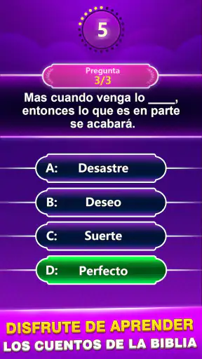 Bible Trivia -Juego de palabra screenshot 9