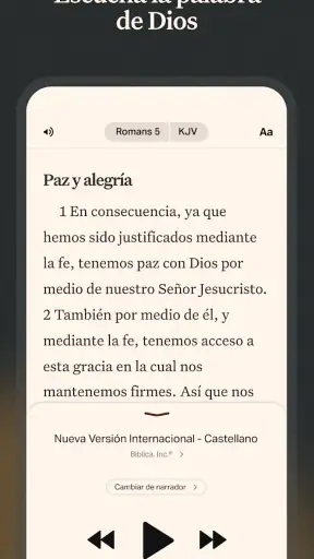 Biblia Reina Valera con Audio screenshot 5