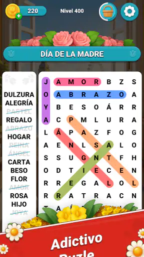 Blossom Word Search screenshot 2