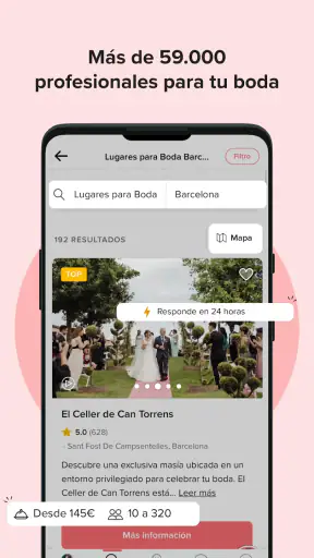 Bodas.net screenshot 3