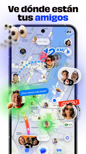 Bump - mapa para amigos screenshot 2