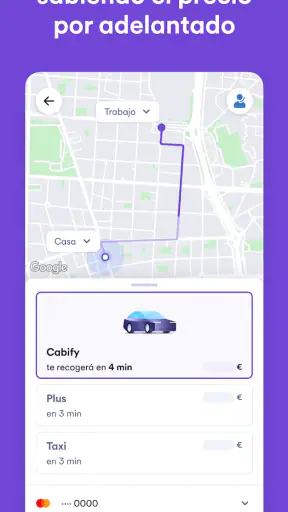 Cabify: Coches, taxi y más screenshot 2