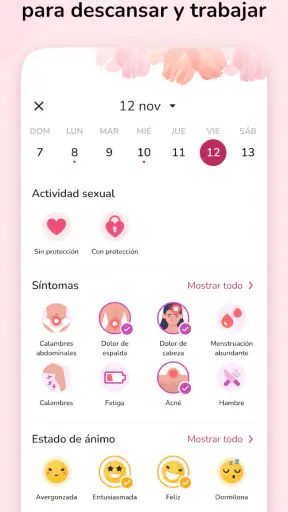 Calendario Menstrual screenshot 4