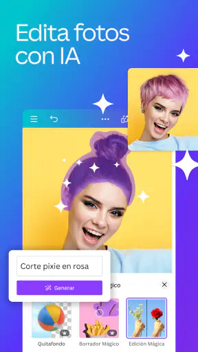 Canva: Diseño IA, foto y vídeo screenshot 5