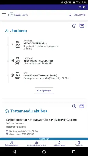 Carpeta de Salud - Osakidetza screenshot 7