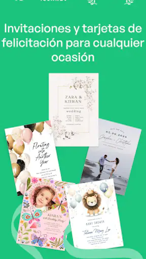 Crea Tarjetas de Invitación screenshot 1
