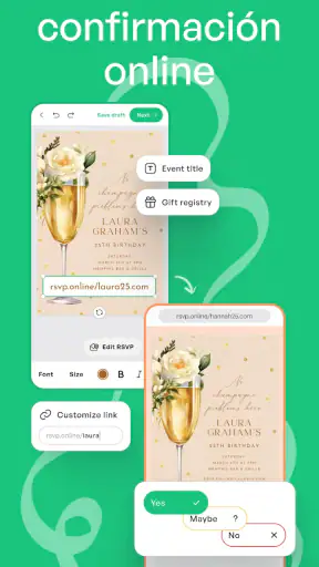 Crea Tarjetas de Invitación screenshot 4