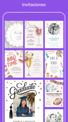 Crea Tarjetas de Invitación screenshot 7