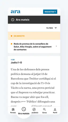 Diari ARA screenshot 2