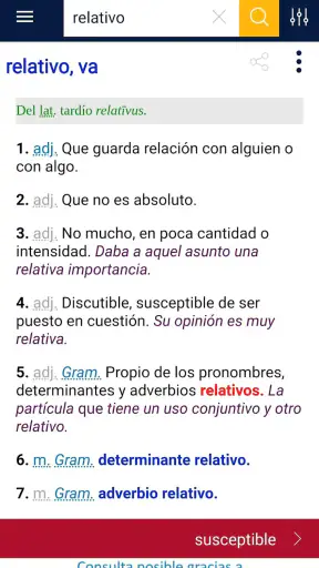 Diccionario RAE y ASALE (DLE) screenshot 2