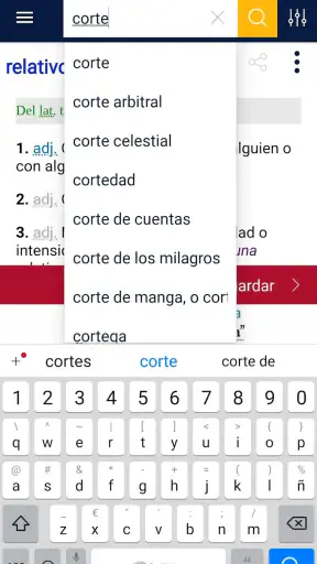 Diccionario RAE y ASALE (DLE) screenshot 6