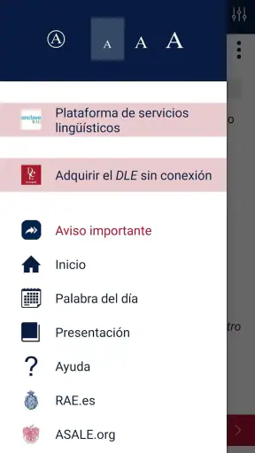 Diccionario RAE y ASALE (DLE) screenshot 7