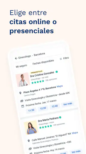Doctoralia: pide citas médicas screenshot 3
