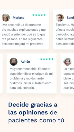 Doctoralia: pide citas médicas screenshot 4