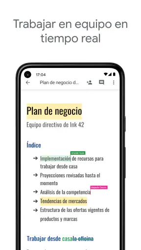 Documentos de Google screenshot 1
