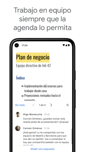 Documentos de Google screenshot 2