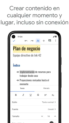 Documentos de Google screenshot 3