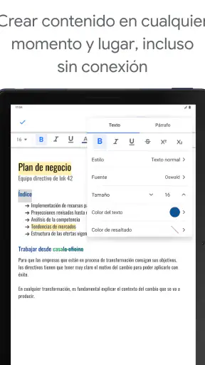Documentos de Google screenshot 6