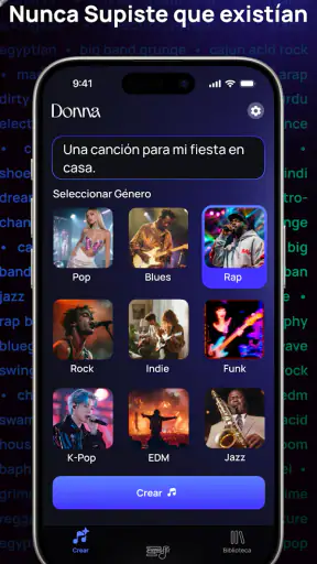 Donna IA Generador de Música screenshot 4