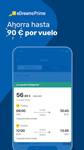 eDreams: Vuelos y Hoteles screenshot 4