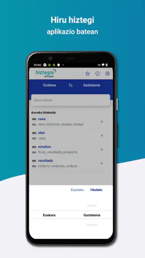 Elhuyar hiztegia screenshot 2