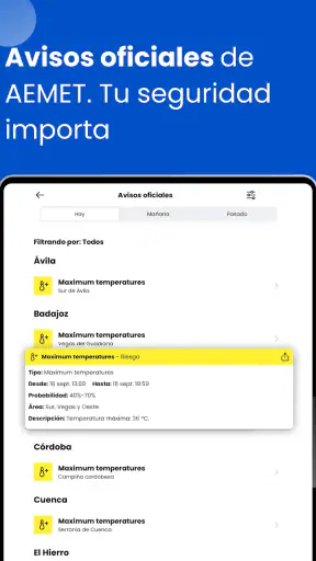 Eltiempo.es: El Tiempo 14 días screenshot 12