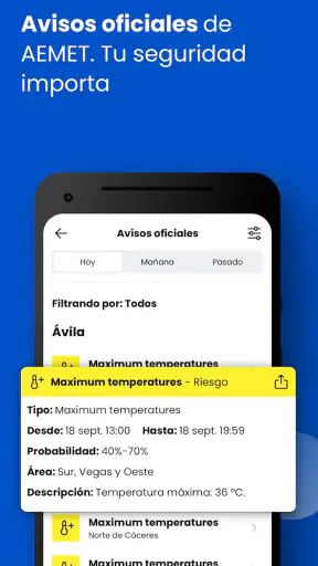 Eltiempo.es: El Tiempo 14 días screenshot 4