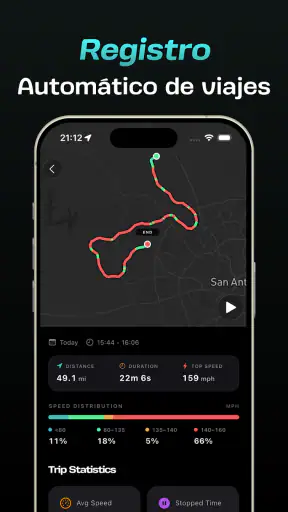 Enroad - Registro de viajes screenshot 1